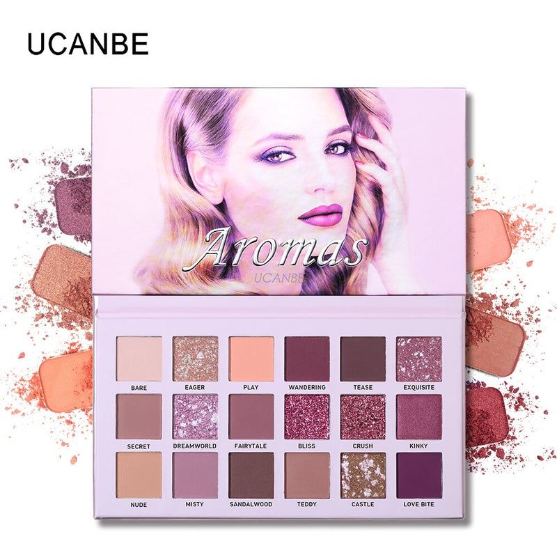 Paleta de Sombras UCANBE - 18 Cores